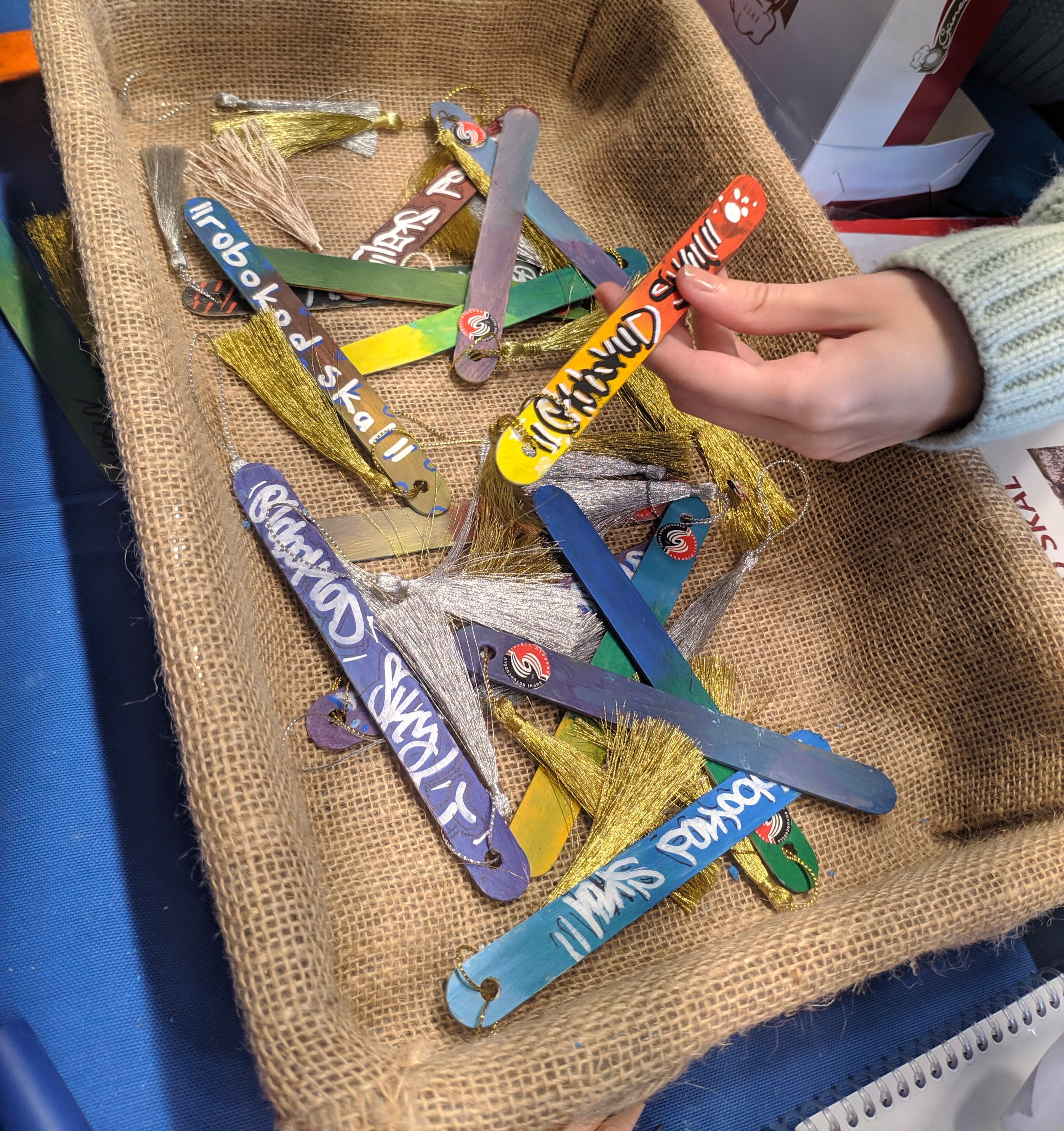 Handcrafted gifts for FLL attendees